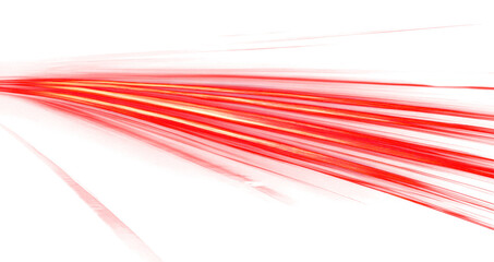 Obraz premium PNG Red light effect speed photography.