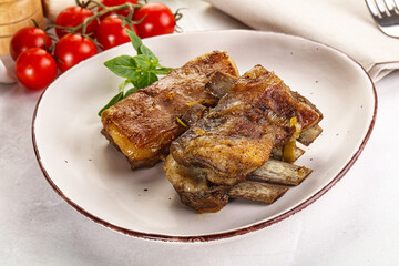 Roasted Lamb ribs with spices