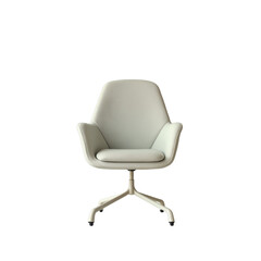 Modern Stylish Chair for Contemporary Interiors. Transparent background