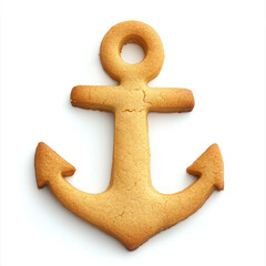 Delightful Anchor-Shaped Cookie Perfect for Maritime-Themed Parties or Nautical Events