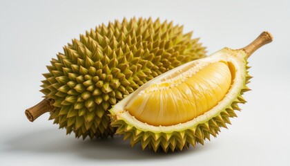 Fototapeta premium Photo of the Montong durian fruit, a typical fruit that grows in Asia with a distinctive aroma, but many people don't like the strong aroma it emits.