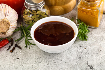 Japanese traditional brown sauce Tonkatsu