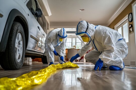 Expert crime scene cleanup and biohazard disinfection for safe decontamination services
