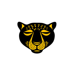 Jaguar head vector