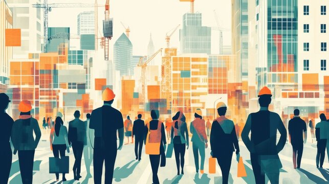 Job opportunities in cities attract professionals from all over.