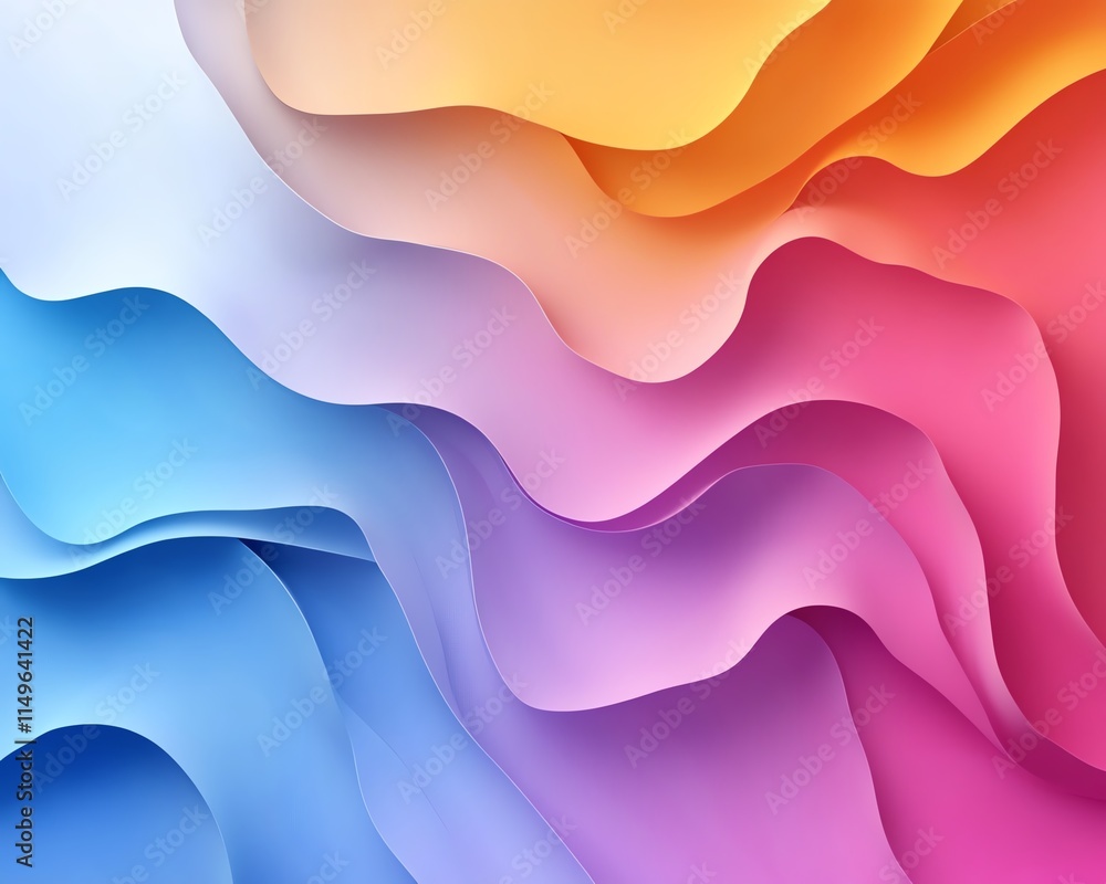 Poster A creative design concept background with soft gradients, minimalistic patterns, and smooth transitions of colors for a sleek and modern feel