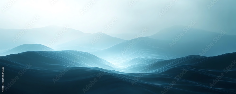 Poster a minimalist design concept background, featuring smooth gradients and soft lighting that creates a 