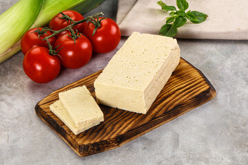 Soya vegan tofu cheese brick