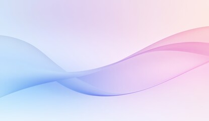 Obraz premium 色合いが美しい青とピンクのウェーブ模様が融合した抽象的なデザイン