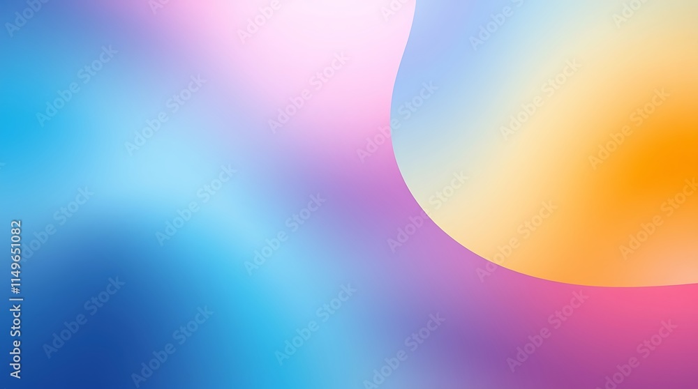 Poster abstract gradient background: a captivating abstract background with a fluid, colorful gradient in s