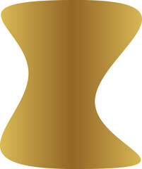 Metal gold texture shape element