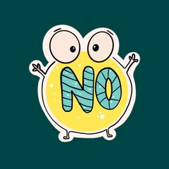 Round shape cartoon yellow character with no text on him 
