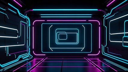 Virtual Realities: Immersive Cyberpunk Backgrounds, Customed Quality, Professional Version
