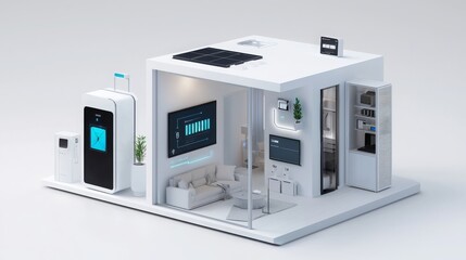 Smart Home Environment with Futuristic AI Features