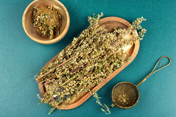 Dried wormwood, Chinese herbal medicine.