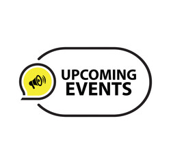 upcomig events card	