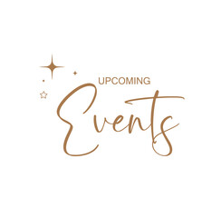 upcomig events card	