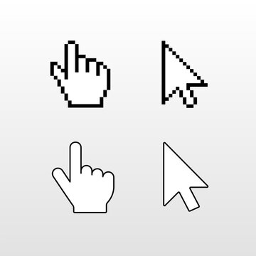 Collection of mouse cursor icons