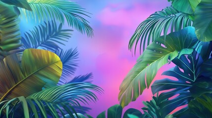 Enchanted Bioluminescent Jungle Canopy