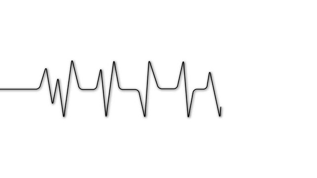 Seismometer scale drawing waves of an earthquake on a paper. Measuring the magnitude of a volcanic activity or a quake. Richter scale detecting the intensity of shaking