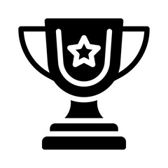 trophy glyph icon