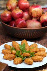 Carefully prepared buffet breakfast at a hotel
