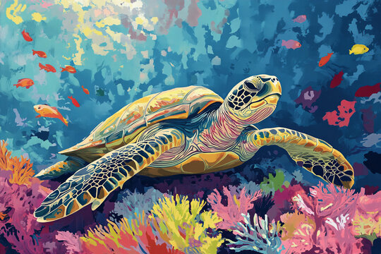 green sea turtle