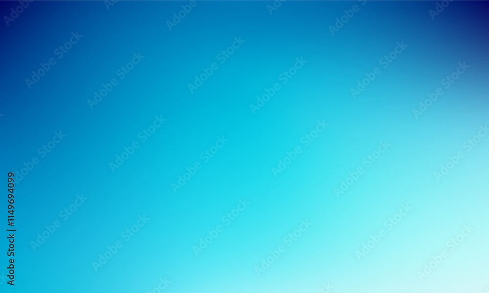 Poster a tranquil gradient featuring a blend of teal and blue hues, creating a calming and serene visual ex