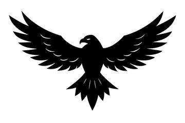 eagle with wings vector