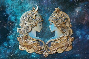 Astrological symbol of gemini  exploring the influence of the zodiac on personalities and traits