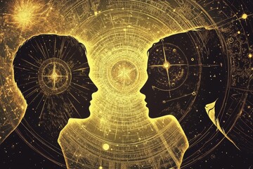 Astrological influences indicate that relationships may be predetermined by the stars