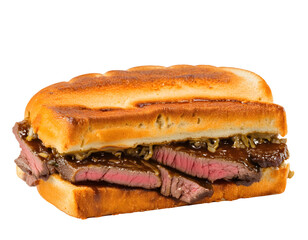 hamburger isolated on white