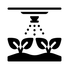 sprinkler glyph icon