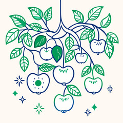 branch of tree with fruits