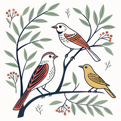 bird on branch
