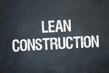 Obraz premium Lean Construction 
