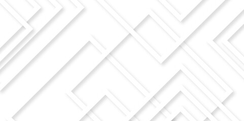 White abstract background template design. Modern Vector white square and triangle line background. Abstract gradient space banner design with Geometric background technology concept.