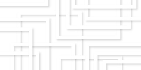 White abstract background template design. Modern Vector white square and triangle line background. Abstract gradient space banner design with Geometric background technology concept.