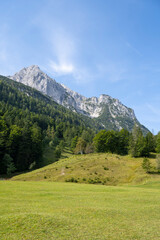 Wettersteingebirge, Mittenwald, Werdenfelser Land, Oberbayern, Bayern, Deutschland, Europa