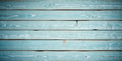 Obraz premium Rustic Weathered Light Blue Painted Wooden Planks Background Texture