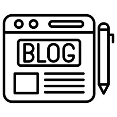 Blogging Icon