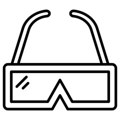 Obraz premium 3d Glasses Icon
