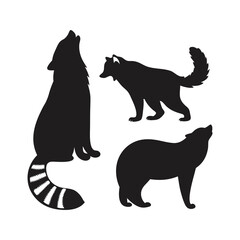 Stylish Collection of Animal Silhouettes – High-Quality Wildlife Vector Bundle