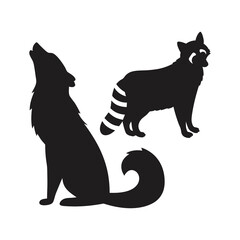 Stylish Collection of Animal Silhouettes – High-Quality Wildlife Vector Bundle