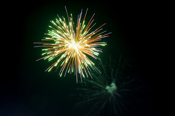 Fototapeta premium fireworks in the night sky