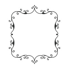 Ornamental label frame vector illustration design image. Luxury vintage frames set, sticker or invitation card. Decorative vintage borders and frames, floral ornament, Wedding and restaurant menu. 