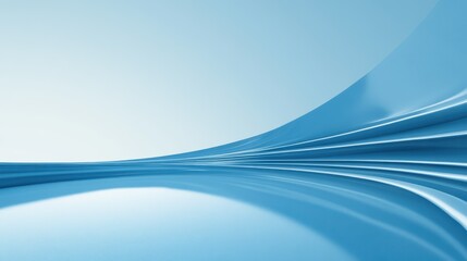 Abstract Blue Swirling Curves Background Design.