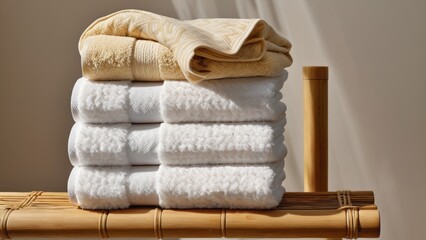stack of towels
