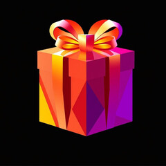 gift box with ribbon