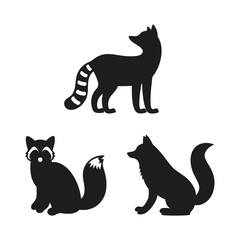 Stylish Collection of Animal Silhouettes – High-Quality Wildlife Vector Bundle